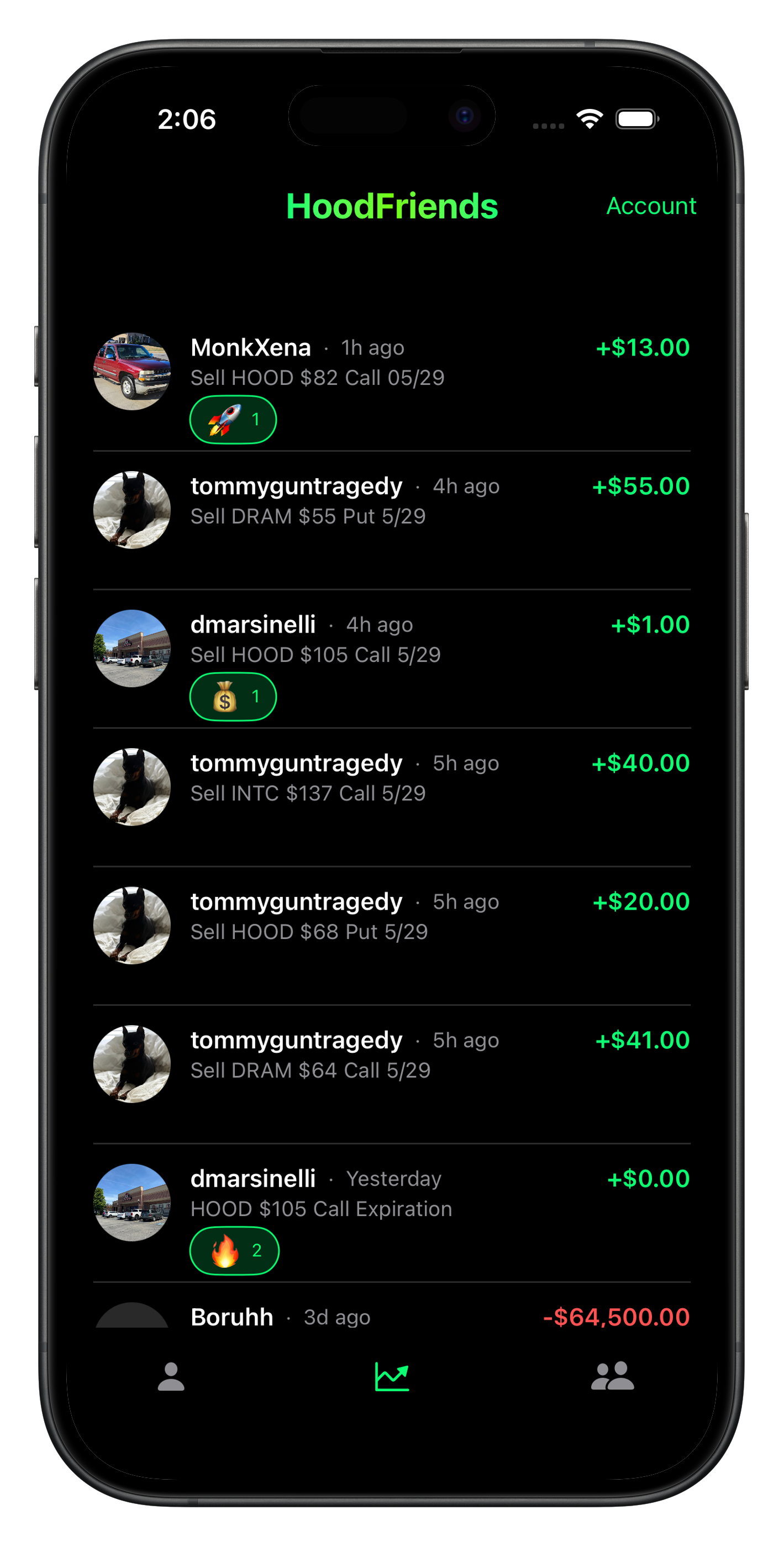 HoodFriends app screenshot